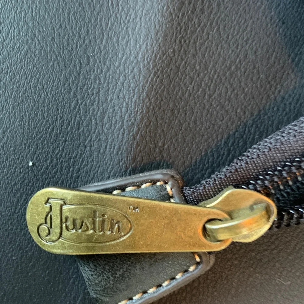 Justin Western Floral Concealed Carry Tote Shoulder Handbag